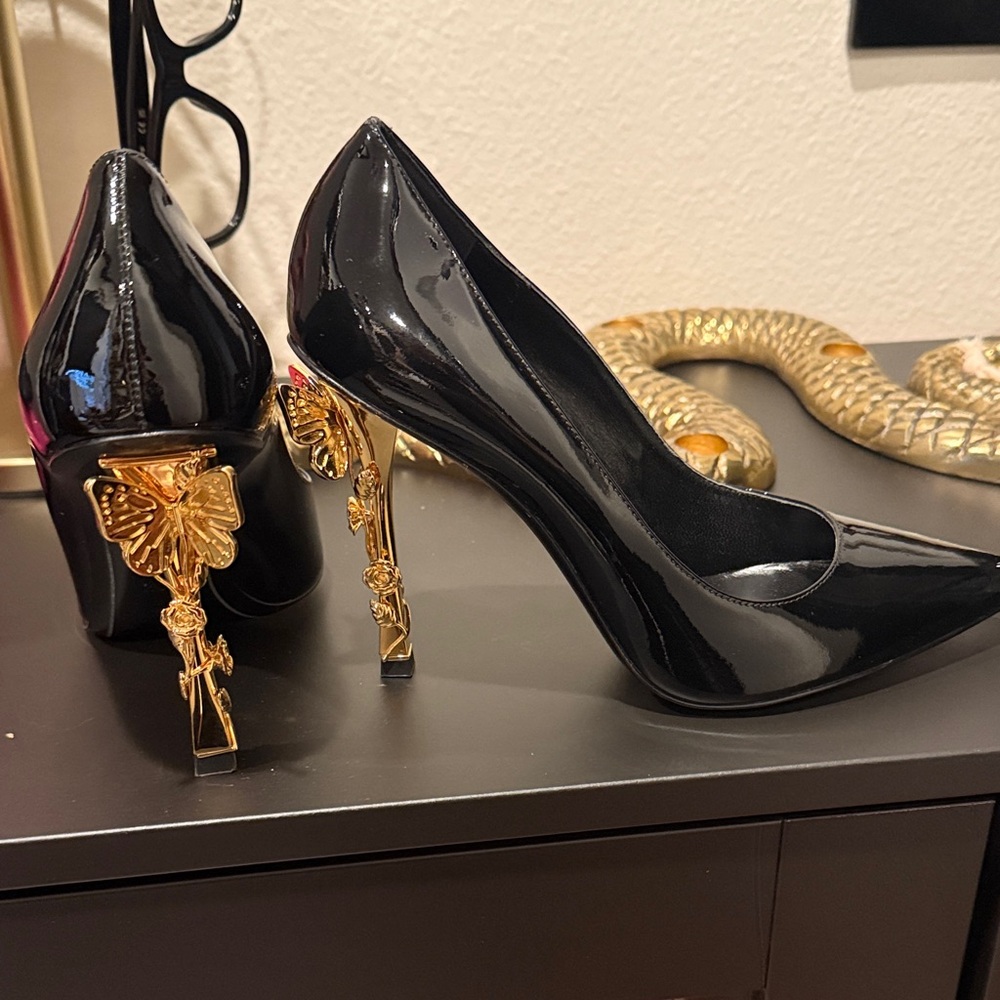 SOLD OUT Sophia Webster Enchantress butterfly heel pumps worn once size 38.5
